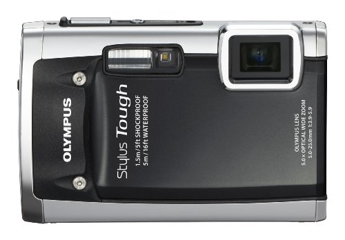 Olympus Stylus Tough 6020 14 MP Digital Camera with 5x Wide-Angle Zoom and 2.7-Inch LCD (Black)