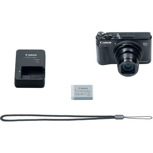 Canon PowerShot SX740 Digital Camera Bundle (Black) with Tripod Hand Grip, 64GB SD Memory, Case and More