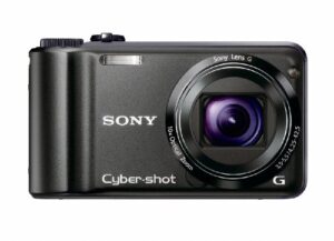 sony cyber-shot dsc-h55 14.1mp digital camera with 10x wide angle optical zoom with steadyshot image stabilization and 3.0 inch lcd (black) (discontinued by manufacturer)