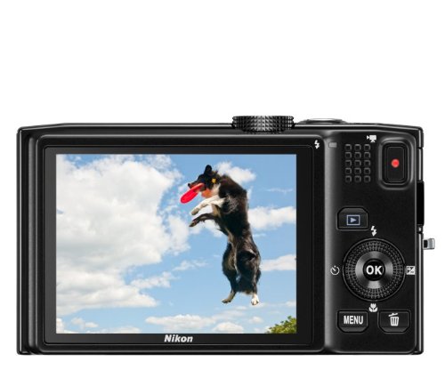 Nikon COOLPIX S8200 16.1 MP CMOS Digital Camera with 14x Optical Zoom NIKKOR ED Glass Lens and Full HD 1080p Video (Black) (Discontinued by Manufacturer)