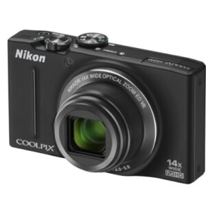 Nikon COOLPIX S8200 16.1 MP CMOS Digital Camera with 14x Optical Zoom NIKKOR ED Glass Lens and Full HD 1080p Video (Black) (Discontinued by Manufacturer)