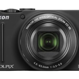 Nikon COOLPIX S8200 16.1 MP CMOS Digital Camera with 14x Optical Zoom NIKKOR ED Glass Lens and Full HD 1080p Video (Black) (Discontinued by Manufacturer)