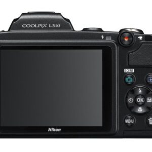 Nikon Coolpix L310 14.1MP Digital Camera with 21x Optical Zoom - BLACK