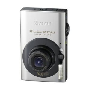 Canon PowerShot SD770IS 10MP Digital Camera with 3x Optical Image Stabilized Zoom (Black)