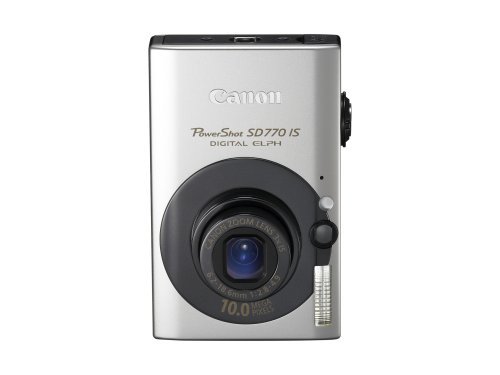 Canon PowerShot SD770IS 10MP Digital Camera with 3x Optical Image Stabilized Zoom (Black)