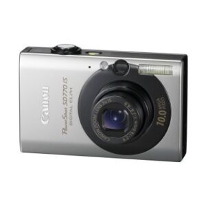 Canon PowerShot SD770IS 10MP Digital Camera with 3x Optical Image Stabilized Zoom (Black)