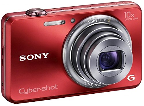 Sony Cyber-shot DSC-WX150 18.2 MP Exmor R CMOS Digital Camera with 10x Optical Zoom and 3.0-inch LCD (Red) (2012 Model)
