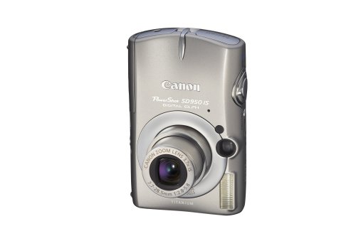 Canon PowerShot SD950IS 12.1MP Digital Camera with 3.7x Optical Image Stabilized Zoom (Titanium)