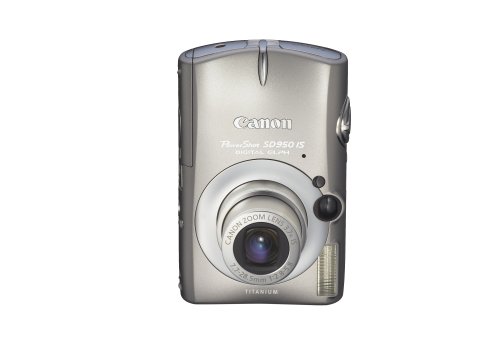 Canon PowerShot SD950IS 12.1MP Digital Camera with 3.7x Optical Image Stabilized Zoom (Titanium)