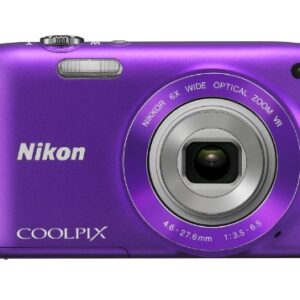 Nikon COOLPIX S3300 16 MP Digital Camera with 6x Zoom NIKKOR Glass Lens and 2.7-inch LCD (Purple)