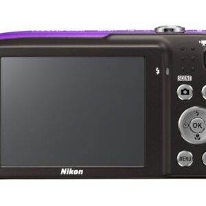 Nikon COOLPIX S3300 16 MP Digital Camera with 6x Zoom NIKKOR Glass Lens and 2.7-inch LCD (Purple)