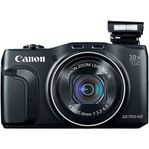 canon powershot sx700 hs digital camera – wi-fi enabled (black)