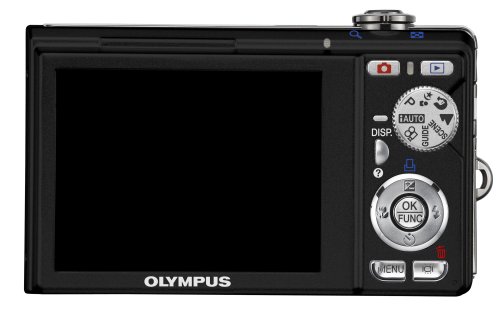 Olympus FE370 8MP Digital Camera with 5x Optical Dual Image Stabilized Zoom (Black)