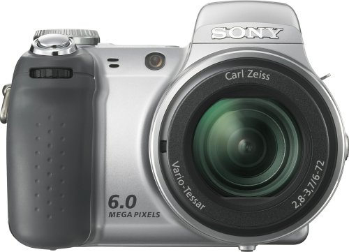 Sony Cybershot DSC-H2 6MP Digital Camera with 12x Optical Image Stabilization Zoom (OLD MODEL)