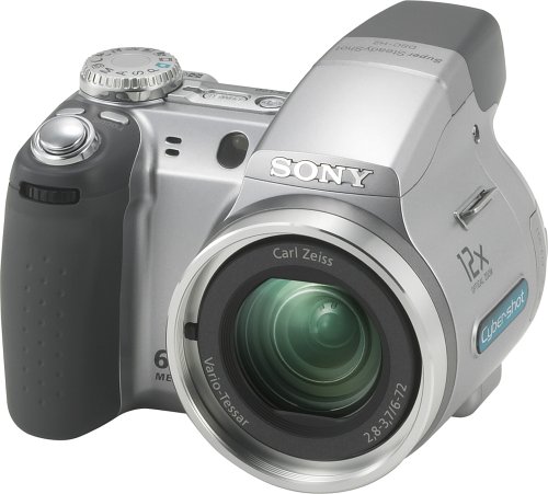 Sony Cybershot DSC-H2 6MP Digital Camera with 12x Optical Image Stabilization Zoom (OLD MODEL)