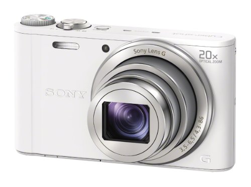 Sony DSC-WX300/W 18 MP Digital Camera with 20x Optical Image Stabilized Zoom and 3-Inch LCD (White)