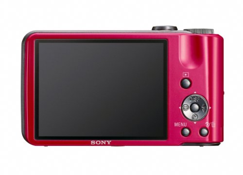 Sony Cyber-Shot DSC-H70 16.1 MP Digital Still Camera with 10x Wide-Angle Optical Zoom G Lens and 3.0-inch LCD (Red)