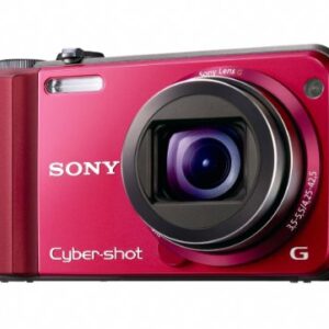 Sony Cyber-Shot DSC-H70 16.1 MP Digital Still Camera with 10x Wide-Angle Optical Zoom G Lens and 3.0-inch LCD (Red)