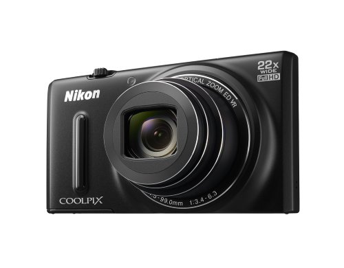 Nikon COOLPIX S9600 16MP WiFi Camera w/ 22x Optical Zoom (Black) (Discontinued by Manufacturer)