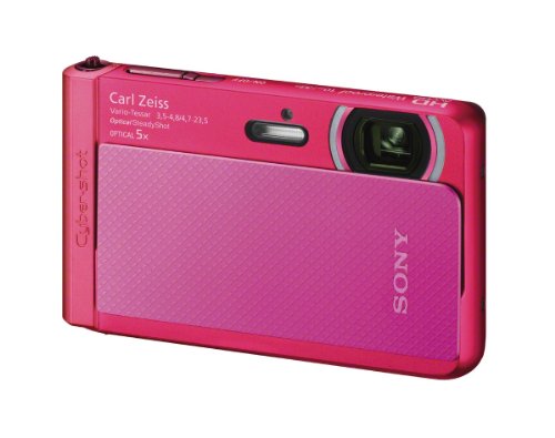 Sony DSC-TX30/P 18 MP Digital Camera with 5x Optical Image Stabilized Zoom and 3.3-Inch OLED (Pink)