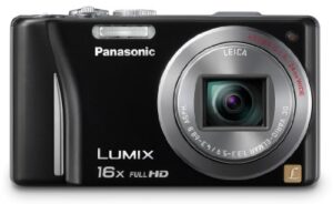 panasonic lumix dmc-zs10 14.1 mp digital camera with 16x wide angle optical image stabilized zoom and built-in gps function (black)