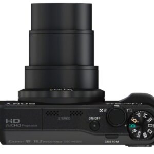 Sony Cyber-shot DSC-HX20V 18.2 MP Exmor R CMOS Digital Camera with 20x Optical Zoom and 3.0-inch LCD (Black) (2012 Model)