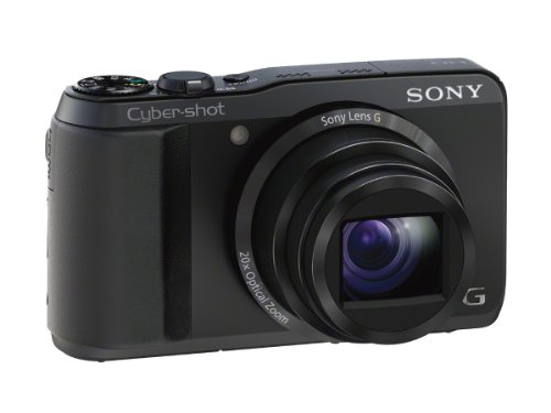 Sony Cyber-shot DSC-HX20V 18.2 MP Exmor R CMOS Digital Camera with 20x Optical Zoom and 3.0-inch LCD (Black) (2012 Model)