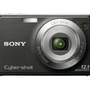 Sony Cybershot DSC-W220 12.1MP Digital Camera with 4x Optical Zoom with Super Steady Shot Image Stabilization (Black)