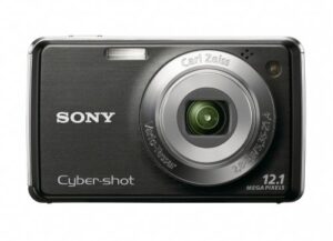 sony cybershot dsc-w220 12.1mp digital camera with 4x optical zoom with super steady shot image stabilization (black)