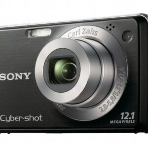 Sony Cybershot DSC-W220 12.1MP Digital Camera with 4x Optical Zoom with Super Steady Shot Image Stabilization (Black)