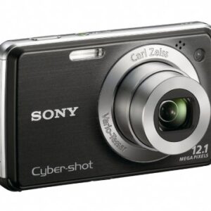 Sony Cybershot DSC-W220 12.1MP Digital Camera with 4x Optical Zoom with Super Steady Shot Image Stabilization (Black)