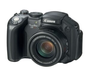 canon powershot pro series s3 is 6mp with 12x image stabilized zoom (discontinued by manufacturer)