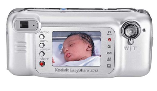 Kodak Easyshare LS743 4 MP Digital Camera with 2.8xOptical Zoom