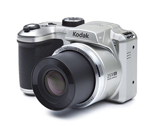 Kodak PIXPRO Astro Zoom AZ251-SL 16MP Digital Camera with 25X Optical Zoom and 3" LCD Screen (Silver)