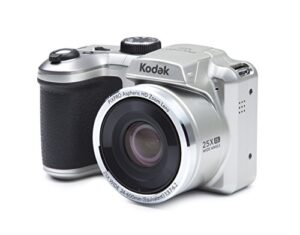 kodak pixpro astro zoom az251-sl 16mp digital camera with 25x optical zoom and 3″ lcd screen (silver)