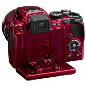 Nikon COOLPIX P500 12.1 CMOS Digital Camera with 36x NIKKOR Wide-Angle Optical Zoom Lens and Full HD 1080p Video (Red)