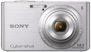sony cyber-shot dscw610 14.1 mp digital camera with 4x optical zoom and 2.7-inch lcd (silver) (2012 model)