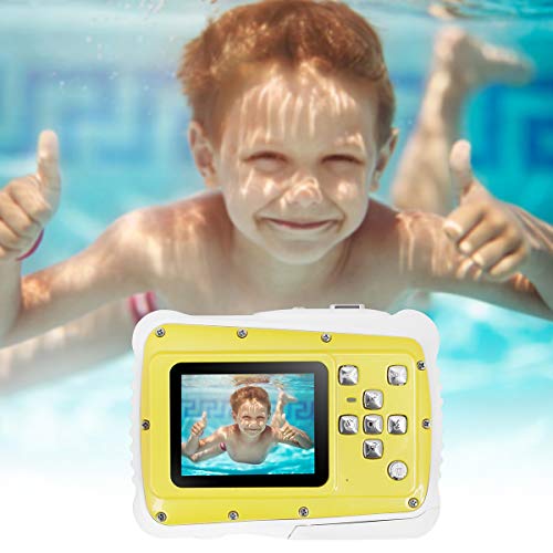 Kids Waterproof Camera, AICase Digital Underwater Camera for Boys and Girls, 12MP HD Action Sport-Camcorder with 2.0" LCD, 4X Digital Zoom, Flash, Mic