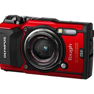 Olympus TG-5 Waterproof Camera with 3-Inch LCD, Red