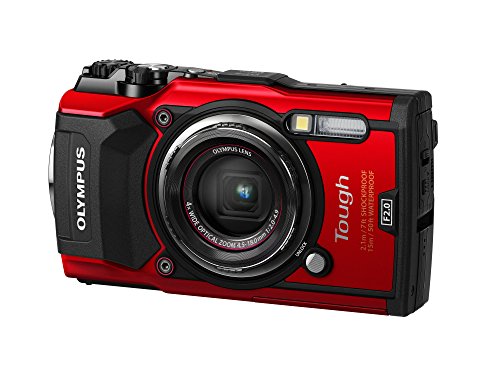 Olympus TG-5 Waterproof Camera with 3-Inch LCD, Red