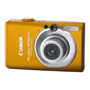 Canon PowerShot SD1200IS 10 MP Digital Camera with 3x Optical Image Stabilized Zoom and 2.5-inch LCD (Orange)