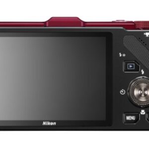 Nikon Coolpix S9300 16.0 MP Digital Camera - Red