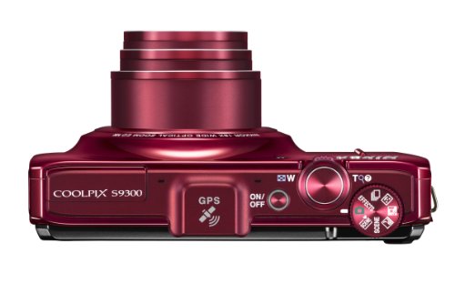 Nikon Coolpix S9300 16.0 MP Digital Camera - Red