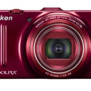 Nikon Coolpix S9300 16.0 MP Digital Camera - Red