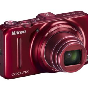 Nikon Coolpix S9300 16.0 MP Digital Camera - Red