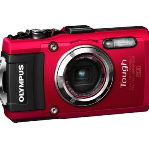 Olympus TG-3 Waterproof 16 MP Digital Camera (Red)