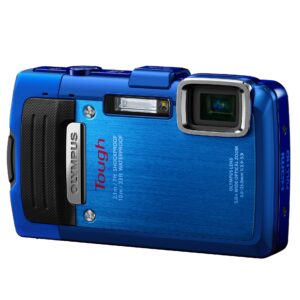 Olympus Stylus TG-830 iHS Digital Camera with 5x Optical Zoom and 3-Inch LCD (Blue) (Old Model)