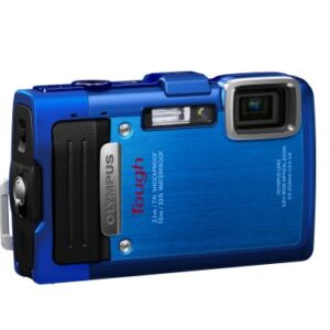 Olympus Stylus TG-830 iHS Digital Camera with 5x Optical Zoom and 3-Inch LCD (Blue) (Old Model)