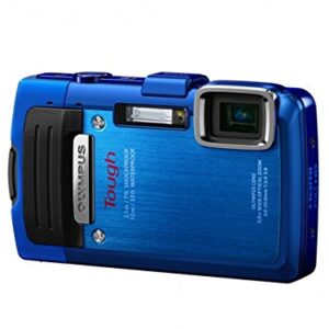 Olympus Stylus TG-830 iHS Digital Camera with 5x Optical Zoom and 3-Inch LCD (Blue) (Old Model)