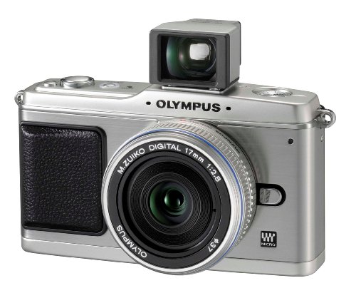 Olympus PEN E-P1 12.3 MP Micro Four Thirds Interchangeable Lens Digital Camera with 3-inch LCD and Silver 14-42mm f/3.5-5.6 Zuiko Digital Zoom Lens (Silver)